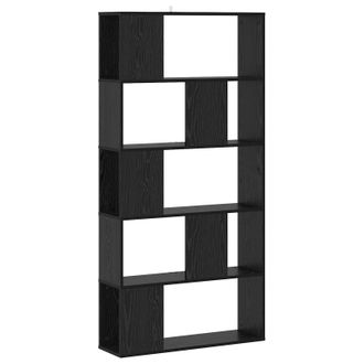 vidaXL Estanter&iacute;a Roble Negro 80,5 X 23,5 X 162,5 Cm Pb Vidaxl