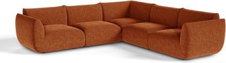 Sia Home Sof&aacute; panor&aacute;mico modular de terciopelo chenilla
