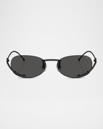 Diesel Mens DL1004 Oval Sunglasses
