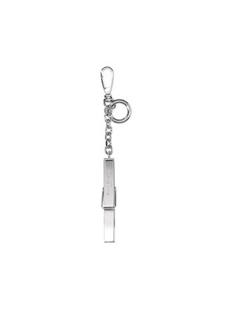 Maison Margiela Silver Clothespin Metal Keychain