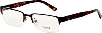 Versace Mens 53 mm Brown Opticals