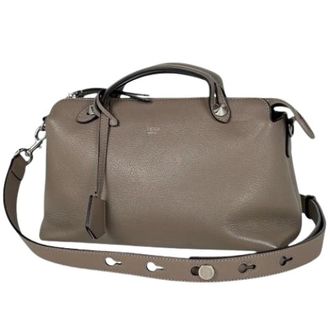 Fendi Pre-owned Vintage Schoudertas - Dames - Pre-owned - Grijs - Maat: ONE Size Leer