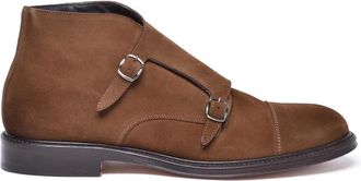 Migliore Brown Suede Leather Rubber Mens Ankle Boot