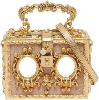 Dolce & Gabbana Pre-owned Regine Top Handle - Dames - Vintage Handtas - Geel - ONE Size - Vintage