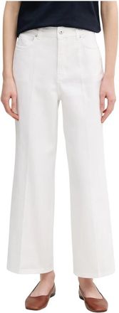 Marc Aurel Wide Jeans - Dames - Loose Fit Jeans - Wit - 2XL - Katoen - Jeans