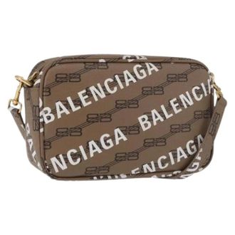 Balenciaga Pre-owned Cross Body Bags, female, Beige, Size: ONE SIZE Pre-owned Vintage Shoulder Bag