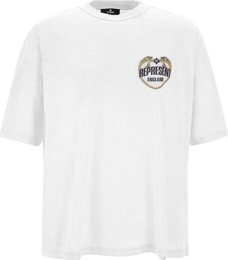 Represent Cotton T-Shirt With Distressed Effect