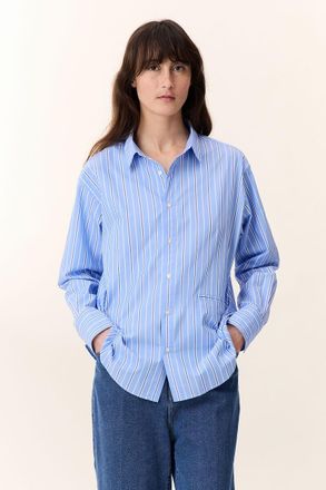 Leon & Harper Gestreept hemd met lange mouwen CYRCE