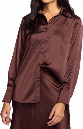 Pink Martini Myla Top In Brown