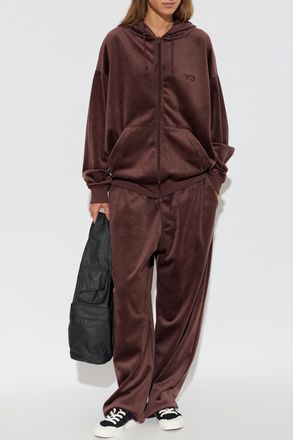 Yohji Yamamoto Hoodie, Womens, Burgundy