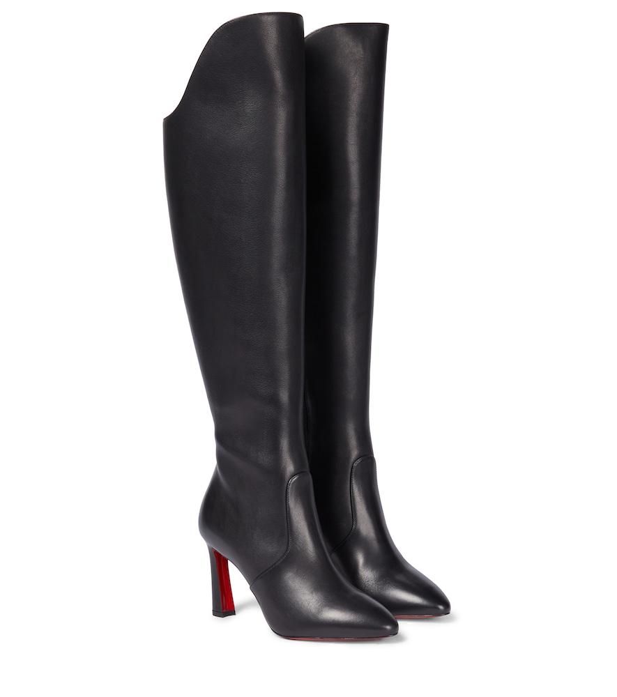 Christian Louboutin Eleonor Botta 85 leather knee-high boots from