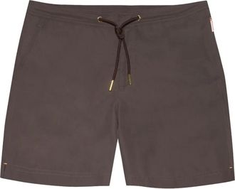 Orlebar Brown Bulldog zwembroek met trekkoord - Bruin