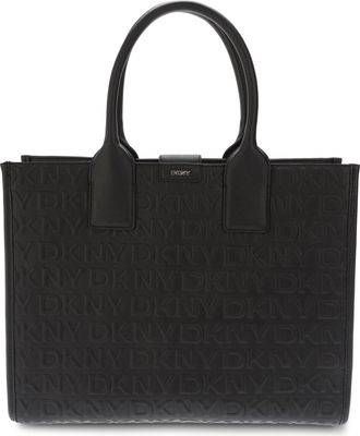 DKNY Accessories DKNY Carlita Book Tote Handbag in Black Silver