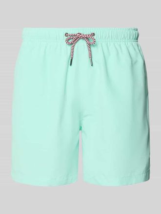 Mc Neal Badehose mit Ges&auml;&szlig;tasche und Logo-Stitching in Mint, Gr&ouml;&szlig;e XXL