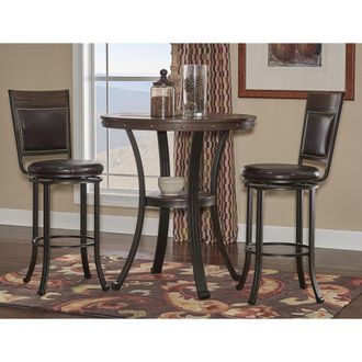 Powell Franklin Pub Table 3 Piece