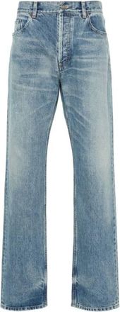 Saint Laurent Straight-Leg Relax Denim Jeans, Waist Size 33