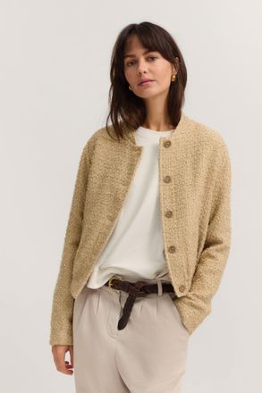 Bugatti Damen Jasje Boucle in blousonstijl
