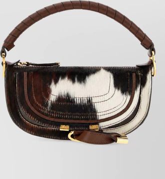 Chlo&eacute; marcie leather clutch bag