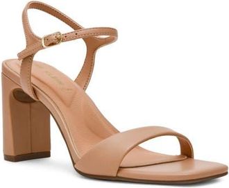 Anne Klein Beata Ankle Strap Sandal in Tan at Nordstrom, Size 7.5