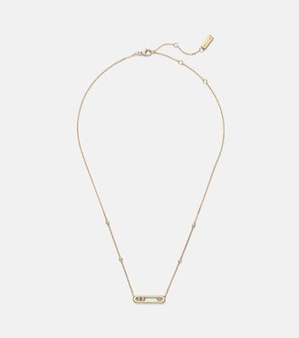 Messika Baby Move 18kt gold necklace with diamonds