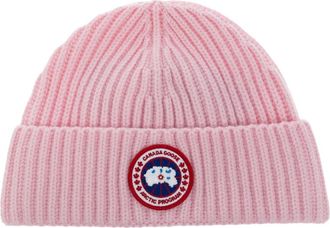 Canada Goose Berretto a coste in misto cashmere - - Accessories - unisex - Rosa - ONE SIZE