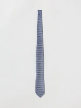 Ferragamo Tie Men color Navy