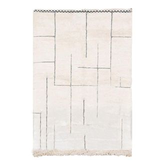 AFK Living Alfombra bereber aut&eacute;ntica y de dise&ntilde;o de lana 160 x 230 cm