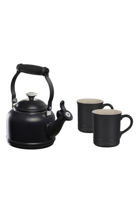LE CREUSET Demi Kettle in Licorice at Nordstrom