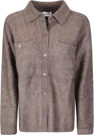 P.A.R.O.S.H. Gebreide Cardigan - Dames - Vesten - Bruin - XS - Truien & Vesten