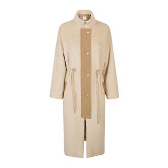 Eleventy Parkas, female, Beige, S, Parka Lungo Bimaterico