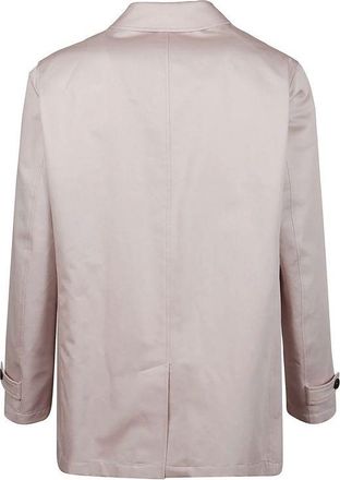 Herno Cotton-Linen Blend Coat - Beige