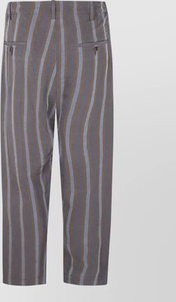 Uma Wang perch signy striped tailored trousers belt loops
