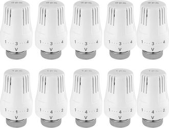 APM Juego De 10 Cabezales Termost&aacute;ticos Universales Para Regular La Temperatura Apm Set1tr