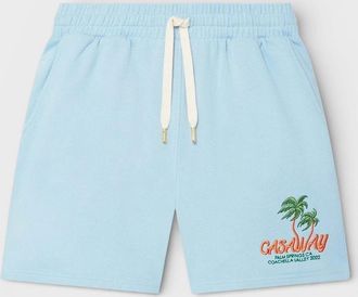 Casablanca Mens Embroidered Sweatshort Coachella Valley Blue - Size: 40