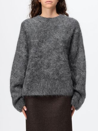 Soft Goat Sweatshirt Woman color Grey