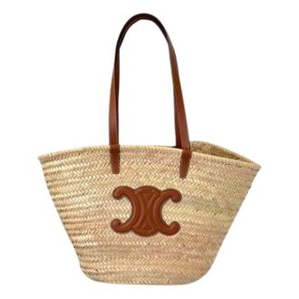 Celine Pre-owned Basket Tote - Dames - Vintage Shopper - Beige - ONE Size - Vintage