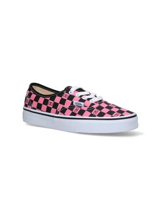 Valentino Garavani Checkerboard Canvas Sneaker - Pink