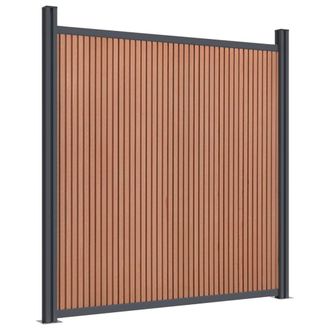 Berkfield Home Fence Panel WPC Brown 180x186 cm
