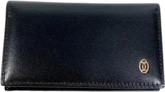 Cartier unisex, Pre-owned, Zwart, Maat: ONE Size Leer