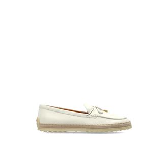 Tod's Tods, Loafers, female, Beige, Size: 10 US Leather Loafers