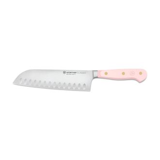 W&uuml;sthof Classic 7-Inch Santoku Knife, Pink Sea Salt