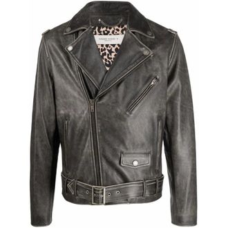 Golden Goose Jassen, Heren, Zwart, L, Zwarte Jassen voor een Stijlvolle Look