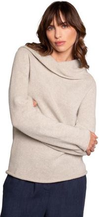 Celtic & Co. Collared Slouch Sweater in Oatmeal at Nordstrom, Size X-Small