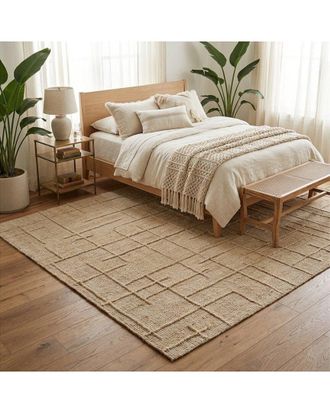 LR Home Lr Home Laeli Contemporary Striped Handmade Area Rug
