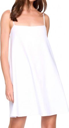 Susana Monaco String Flare Mini Dress In Sugar