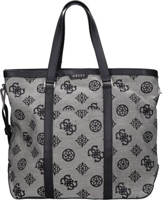 Guess Stijlvolle Tote Bag - Heren - Shoppers - Zwart - ONE Size - Leer - Tassen