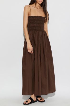 Matteau Off-shoulder Dress, Womens, Brown