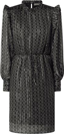 Mos Mosh Kleid mit Effektgarn Modell Randi in Black, Gr&ouml;&szlig;e L