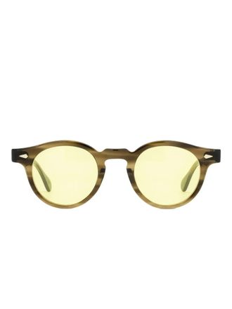 JULIUS TART OPTICAL Harold round-frame sunglasses - Green