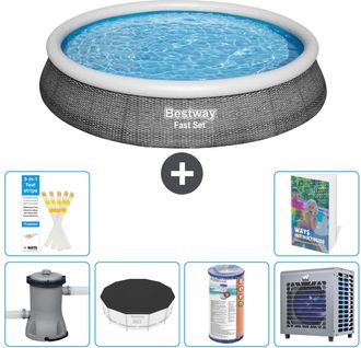 Bestway Piscina Bestway Fast Set Redonda - 396x84 Cm - 7-piezas S203